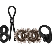 Load image into Gallery viewer, Erection Ring Set - Adam &amp; Eve - Adam&#39;s Deluxe Penis Ring Sampler
