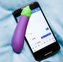 Load image into Gallery viewer, Eggplant Emojibator

